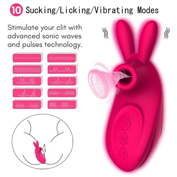 Vajina Emme Vibratör 10 Hızları Titreşimli Enayi Oral Seks Emme Klitoris Stimülatörü Erotik Seks Oyuncak Kadınlar için Cinsel Sağlık