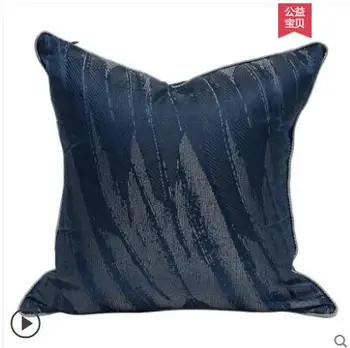 Çin neoklasik İskandinav tarzı karışık renkli kare yastık kılıfı kumaş cumbalı pencere minder örtüsü
